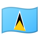 Google(Android) Flag: St. Lucia Emoji