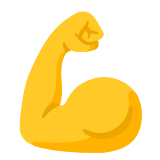 Google(Android) Flexed Biceps Emoji