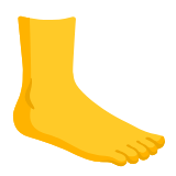 Google(Android) Foot Emoji