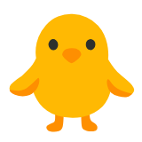 Google(Android) Front-Facing Baby Chick Emoji