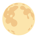 Google(Android) Full Moon Emoji