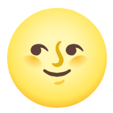 Google(Android) Full Moon Face Emoji