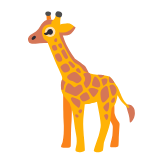 Google(Android) Giraffe Emoji