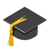 Google(Android) Graduation Cap Emoji