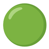 Google(Android) Green Circle Emoji