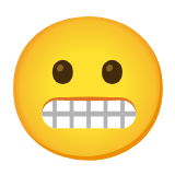 Google(Android) Grimacing Face Emoji