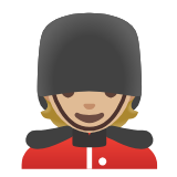 Google(Android) Guard: Medium-Light Skin Tone Emoji