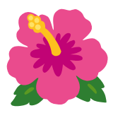 Google(Android) Hibiscus Emoji