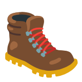 Google(Android) Hiking Boot Emoji