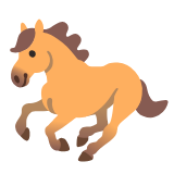 Google(Android) Horse Emoji