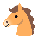 Google(Android) Horse Face Emoji