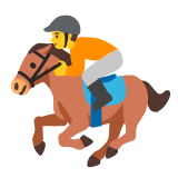 Google(Android) Horse Racing Emoji