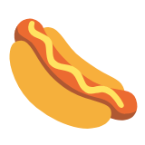 Google(Android) Hot Dog Emoji