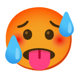 Google(Android) Hot Face Emoji