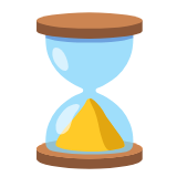 Google(Android) Hourglass Done Emoji