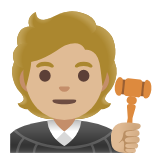 Google(Android) Judge: Medium-Light Skin Tone Emoji