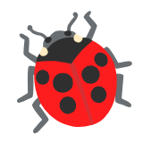 Google(Android) Lady Beetle Emoji