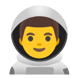 Google(Android) Man Astronaut Emoji