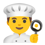 Google(Android) Man Cook Emoji