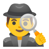 Google(Android) Man Detective Emoji