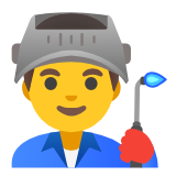 Google(Android) Man Factory Worker Emoji