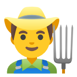 Google(Android) Man Farmer Emoji