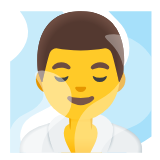 Google(Android) Man In Steamy Room Emoji