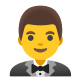 Google(Android) Man In Tuxedo Emoji