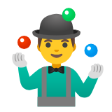 Google(Android) Man Juggling Emoji