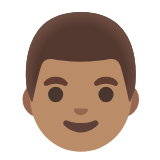 Google(Android) Man: Medium Skin Tone Emoji