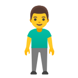 Google(Android) Man Standing Emoji