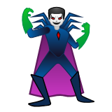 Google(Android) Man Supervillain Emoji