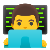 Google(Android) Man Technologist Emoji