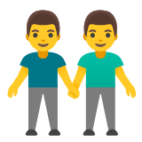 Google(Android) Men Holding Hands Emoji