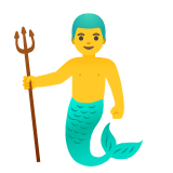 Google(Android) Merman Emoji