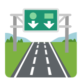 Google(Android) Motorway Emoji