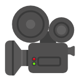 Google(Android) Movie Camera Emoji