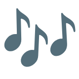 Google(Android) Musical Notes Emoji