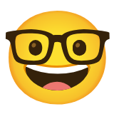 Google(Android) Nerd Face Emoji