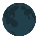 Google(Android) New Moon Emoji