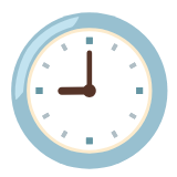 Google(Android) Nine O’Clock Emoji