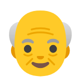 Google(Android) Old Man Emoji