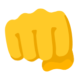 Google(Android) Oncoming Fist Emoji