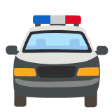 Google(Android) Oncoming Police Car Emoji