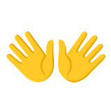 Google(Android) Open Hands Emoji