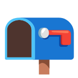 Google(Android) Open Mailbox With Lowered Flag Emoji