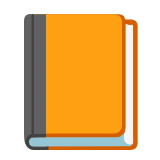 Google(Android) Orange Book Emoji