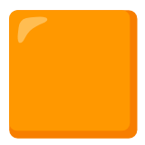 Google(Android) Orange Square Emoji