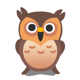 Google(Android) Owl Emoji