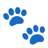 Google(Android) Paw Prints Emoji